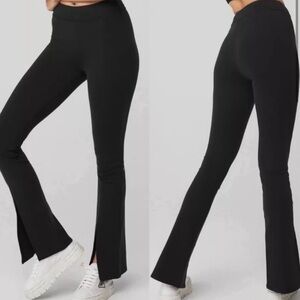 Alo Airbrush High-Waist Flare Legging Black S NWT
